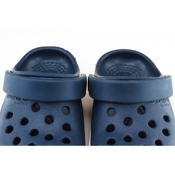 Jibbitz by‎ Crocs Toddler Boys 4 Medium Blue Clogs Synthetic - Picture 3 of 6